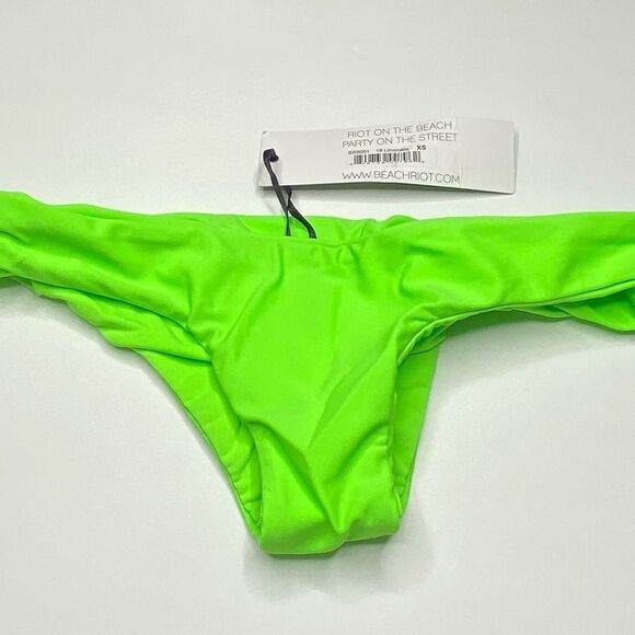 Beach Riot Bikini Bottom in Limonada NWT - Picture 3 of 8
